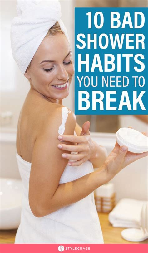 10 Bad Shower Habits You Need To Break Gambas