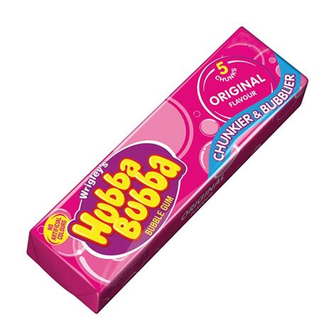 I imagine he used this gum. Hubba Bubba Original Bubble Gum