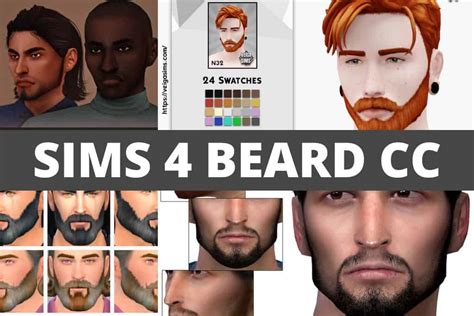 28 Sims 4 Beard Cc Soul Patch Face Stubble And Goatees We Want Mods