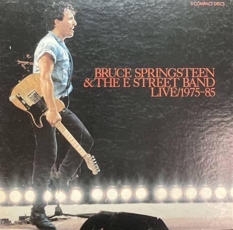 Live 1975 85 De Bruce Springsteen And The E Street Band 1986 11 10 Cd