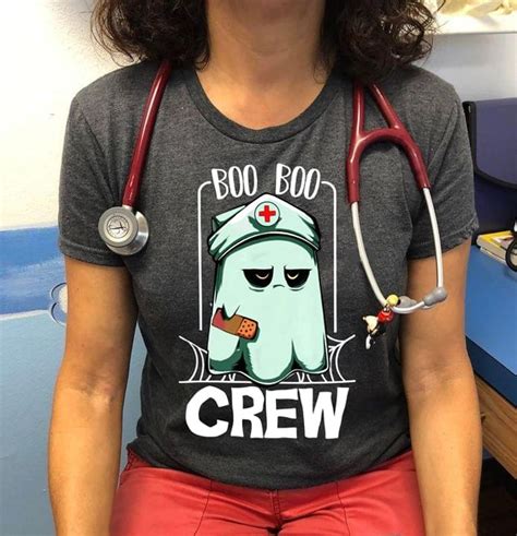 Halloween Nurse Boo Boo Crew Funny T Shirt Nurse Appreciation Nurse