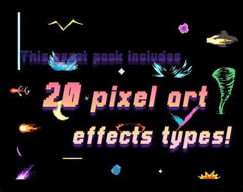 Pixel Sprite Effects Pack By Jojo Zhang123