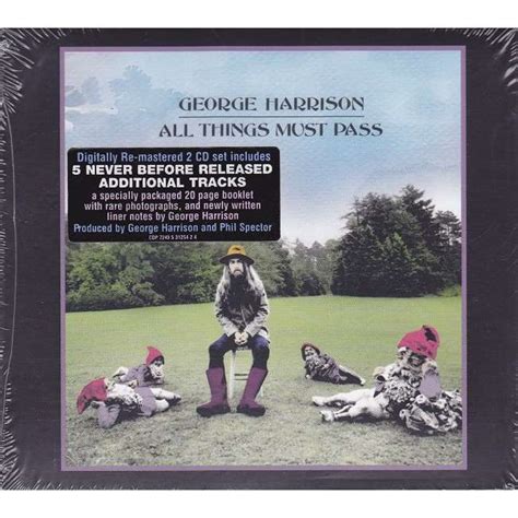 All Things Must Pass By George Harrison Cd X 2 With Backpagerecords