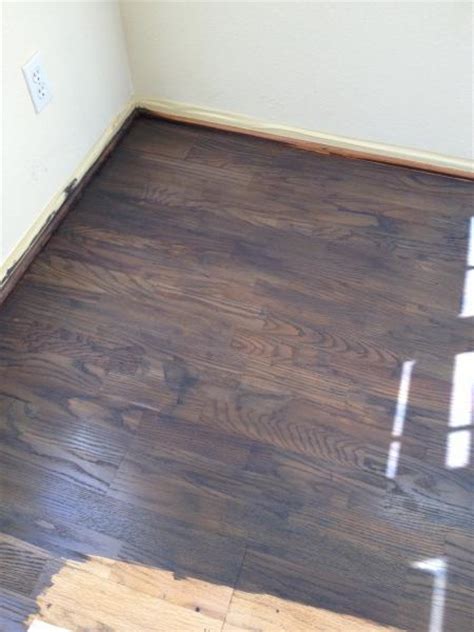 Your basic stock laminate cabinets with an orangish color to them. problem staining oak floor - can't get it dark enough - DoItYourself.com Community Forums