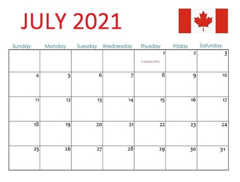 All government buildings fly the canadian flag this day and people remember those who fought for canada during a two minute silence at 11am. Canada July 2021 Holidays Calendar in 2021 | July calendar ...