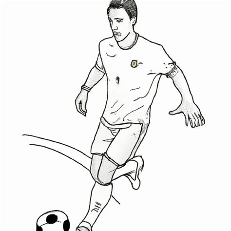 35 Desenhos De Jogadores De Futebol Para Imprimir E C Vrogue Co