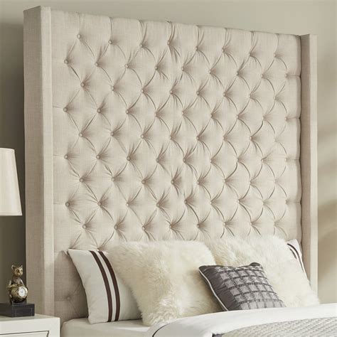 Naples Button Tufted Wingback Headboard Only By Inspire Q Artisan Overstock 19511535