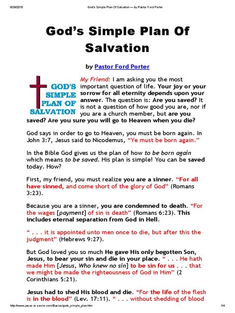 Simple Plan Of Salvation Printable Printable Word Searches