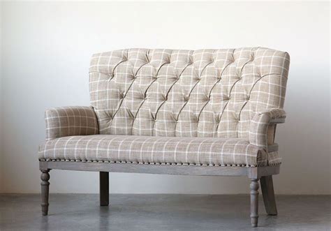 Charleston Upholstered Settee Bench Settee Bench Upholstered Settee