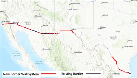 Dhs Cbp Celebrates 400 Miles Of New Border Wall System Corridor News
