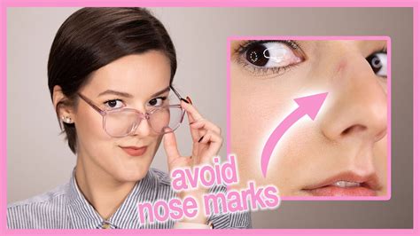 makeup technique to avoid glasses marks on your nose 7hr wear test youtube