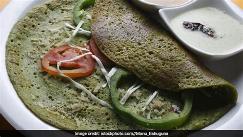 Pesarattu Green Gram Dosa Recipe By Niru Gupta Ndtv Food