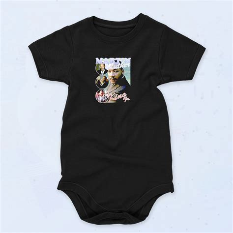 Martin Luther King Bootleg Vintage Style Funny Baby Onesie Baby