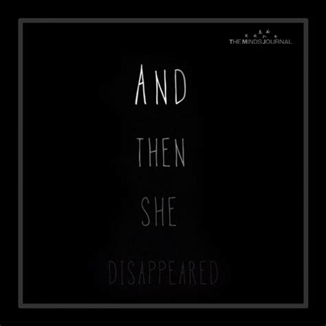And Then She Disappeared