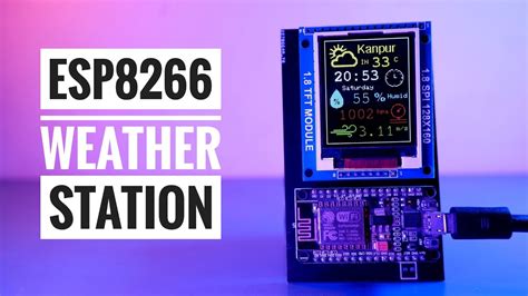 Esp8266 Nodemcu Internet Clock And Weather Station Youtube Images