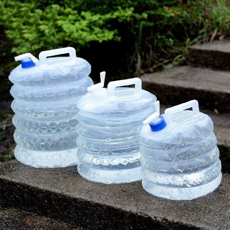 Collapsible Water Bottle Jug Container Water Storage Tanks T Wows