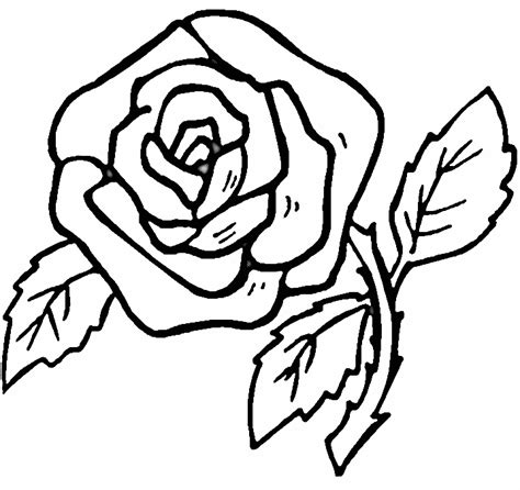 Coloring Pages For Kids Rose Coloring Pages For Kids