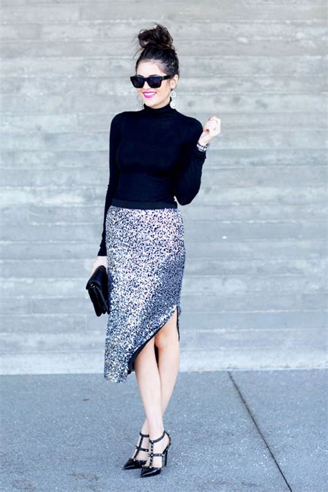 Fashion How To Wear A Sequin Skirt Design Indulgence