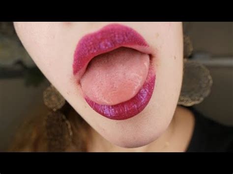 Asmr Slow Lens Licking Mouth Sounds Youtube
