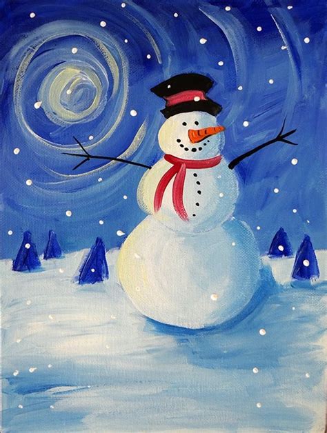 40 Easy Canvas Painting Ideas For Art Lovers Painting Ideas Christmas