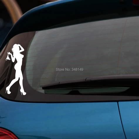Aliauto Car Styling Sex Women Car Sticker Decals Motorcycel Reflective Sticker Car Cover For