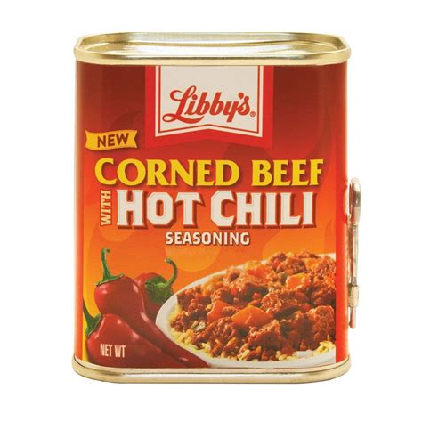 Libbys Corned Beef With Hot Chili Seasoning 12 Oz Can
