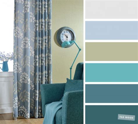 The Best Living Room Color Schemes Teal Turquoise Grey Color Palette