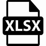 Xlsx Icon Format Excel Extension Vector Document