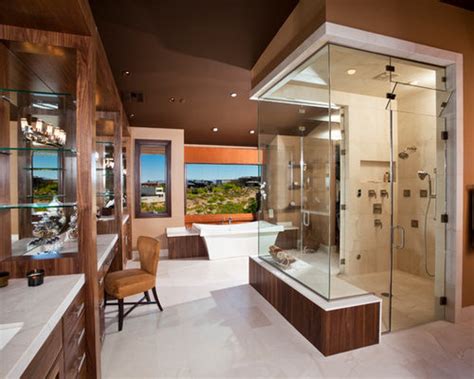 Your small shower doesn't have to be the weakest room in home. No-Threshold Shower Home Design Ideas, Pictures, Remodel ...