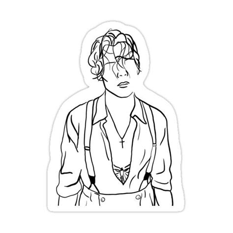 Harry Styles Minimalist Sticker By Lilyconstantino In 2021 Harry
