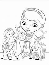 Mcstuffins Doc Coloring Pages Printable Toys Stuff Her sketch template