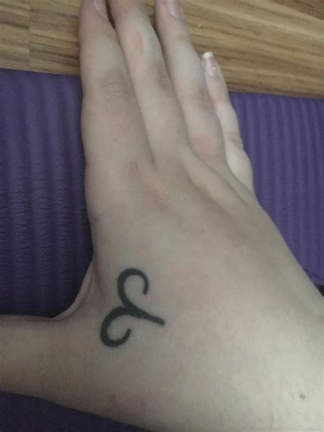 My Aries tattoo! : r/astrology