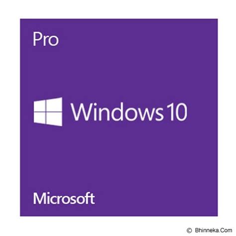 Microsoft Windows 10 Pro 64 Bit Fqc 08929 Siplah