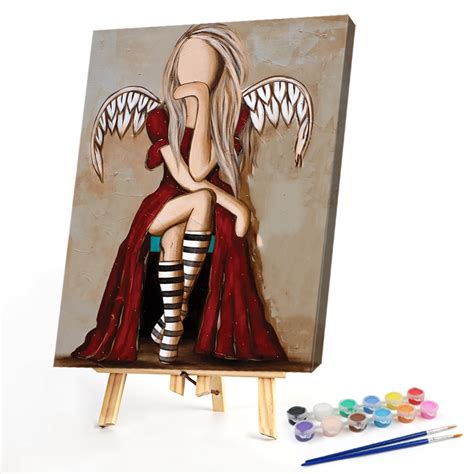 Angel Paint By Numbers 40 50cm