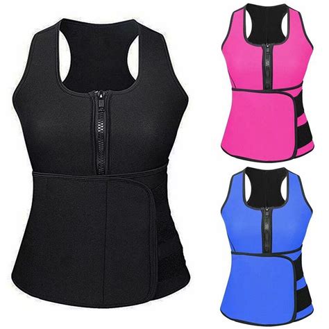 Neoprene Sweat Vest For Women Waist Trainer Corset Slimming Body