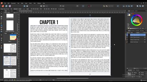 Affinity Publisher For Beginners Lecture1 17 Page Numbering Affinity