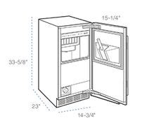 Measure the width of the space you plan to install the refrigerator at the upper cabinet, countertop and base levels. Under the counter Refirigerator | Mini fridge dimensions ...