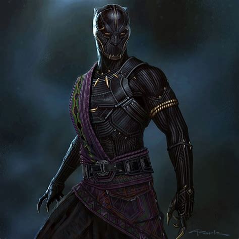 Amazing Black Panther 2018 Concept Art By Andy Park Film Sketchr