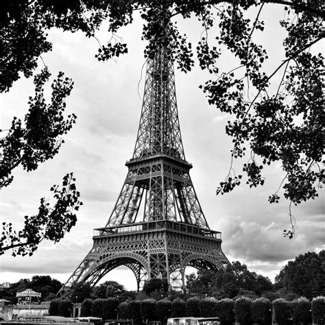 Grayscale Photo Of Eiffel Tower · Free Stock Photo
