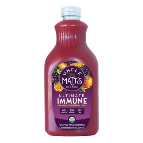 Uncle Matts™ Ultimate Immune® Orange Elderberry Zinc Juice 52 Fl Oz Kroger