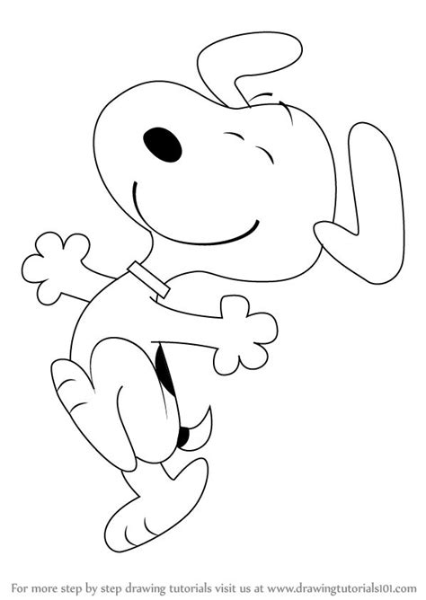 Learn How To Draw Snoopy From The Peanuts Movie The Peanuts Movie