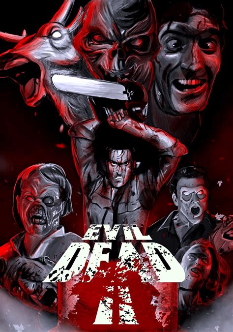 This film follows a group of five students who discover a book in the old cabin they've rented for the trip, they unfortunately unbound a mysterious force in the woods. Evil Dead II | Movie fanart | fanart.tv