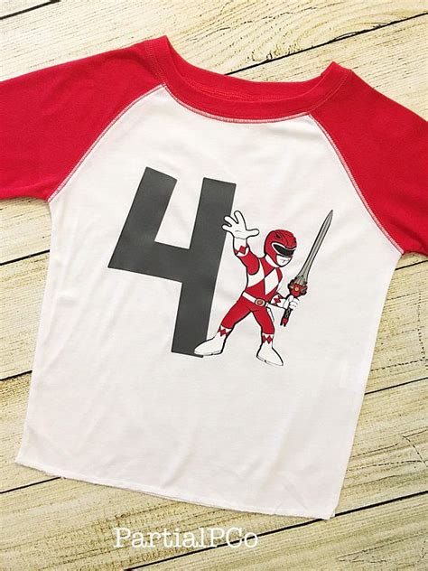 Click here and download the bunting alphabet svg, birthday banner graphic · window, mac, linux instant download: Red Ranger themed toddler raglan OR t-shirt birthday shirt ...
