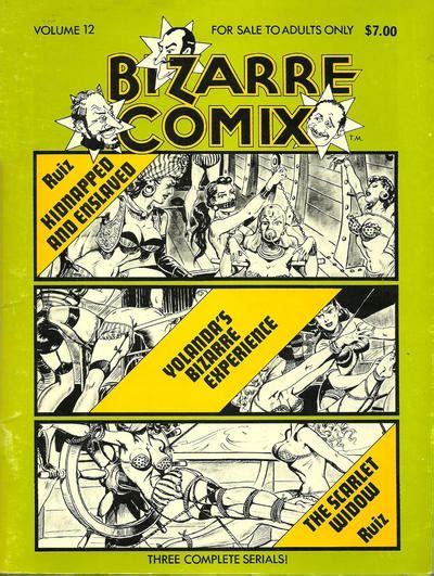 Gcd Cover Bizarre Comix 12 Kidnapped And Enslaved