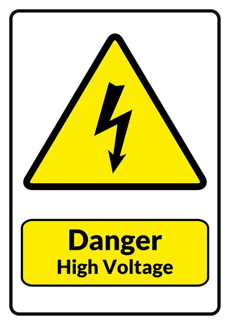 Danger High Voltage Warning Sign Free Stock Photo Public Domain Pictures