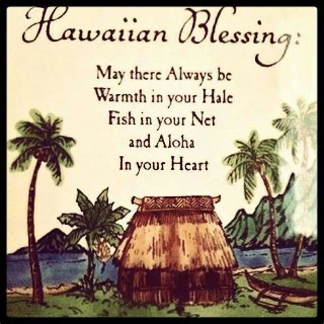 Hawaiian Blessing Live Aloha Pinterest
