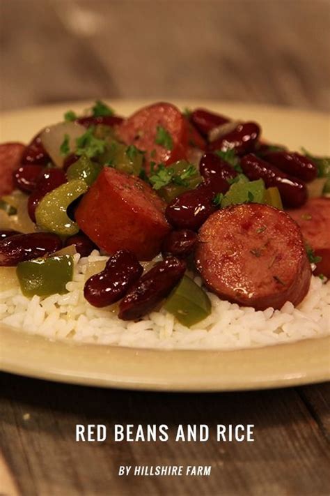 Red Beans And Rice Smoked Sausage Kidney Beans And Lots Of Herbs And