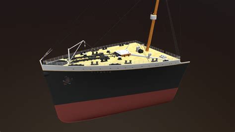 A D Model Of Titanic S Bow Compared To What The Bow Vrogue Co