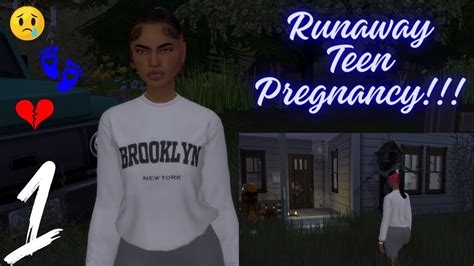 Runaway Teen Pregnancy Challenge The Sims 4 Lets Play Ep 1 Youtube