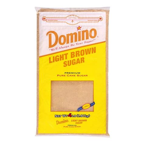 Product Of Domino Light Brown Sugar Powder 4 Lbs